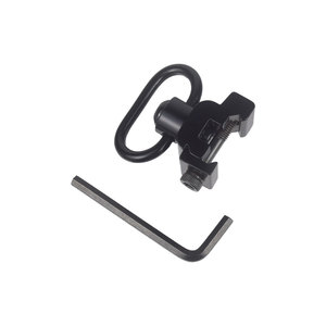 Attache de sangle Picatinny Premium 20 mm avec kit de clés hexagonales, en alliage d'aluminium noir, durable, à dégagement rapide, équipement tactique d'extérieur - Product Image 2