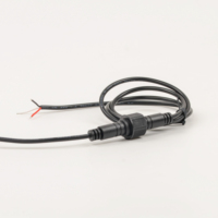Connecteur étanche IP65 mâle-femelle M10 à 2, 3 ou 4 broches avec câble pour bandes lumineuses LED de jardin