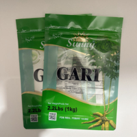 Sac à fond plat personnalisé avec impression de marque, finition mate haut de gamme, argent, fermeture éclair thermoscellable, résistant à l'humidité, pour gâteaux