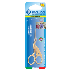 Forbici da Ricamo con Manici Dorati - Serie Sprint - Product Image 1