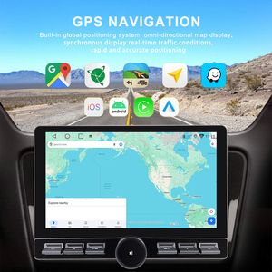 Thiết kế cổ điển 10.1 "<span class=keywords><strong>Android</strong></span> đài phát thanh xe phím đàn piano chia màn hình Carplay <span class=keywords><strong>Android</strong></span> tự động được xây dựng trong DSP GPS đảo ngược Viện trợ FM/AM BT WIFI - Product Image 4