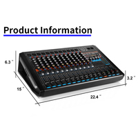 Amplificateur YAIKA OEM GM12X professionnel intégré avec 99 DSP, 12 canaux, 750+750W de puissance élevée, en plastique et métal, certifié CE, son surround