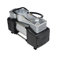 Gonfleur de pneus de voiture portable 2022, très vendu, avec construction métallique 12V et lumière d'urgence