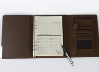 Meilleure vente carnet de notes et stylo d'affaires avec porte-carte et porte-clés pour cadeau de fête des pères pour papa