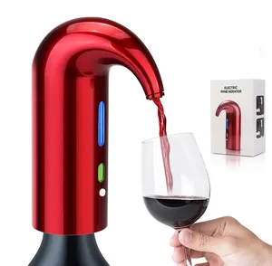 Best Seller Rechargeable USB One Touch Electric Wine Aerator Pourer Air Decanter Personal Wine Tap for Red Wine Accessories