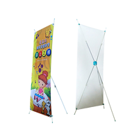 Bannière publicitaire X de haute qualité pour événements promotionnels en extérieur, impression par sublimation thermique sur vinyle PVC