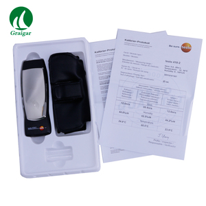 Phạm vi 0.4 đến 20 mét/giây testo 410-2 tiện dụng VANE probe Máy đo gió tốc độ dòng chảy không khí vận tốc/nhiệt độ/độ ẩm 0560 4102 - Product Image 5