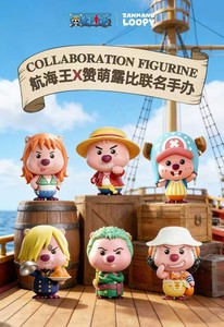 Figurine mystère en boîte surprise de la collaboration OP X Loopy, 6 personnages Luffy Nami Chopper Sanji Zoro <span class=keywords><strong>Usopp</strong></span>, PVC/ABS 80mm - Product Image 5