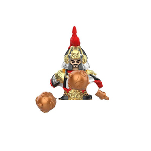 S101-03 Soldado de la Dinastía Song con Lanza Larga, Martillo y Escudo, Figura de Bloques de Construcción de Plástico ABS - Product Image 5