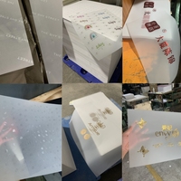 Papier Glassine Biodégradable et Recyclable SHANGZHI, Feuilles A4 Personnalisables pour Artisanat et Cadeaux, Accepte l'Impression Numérique/Offset