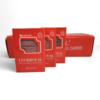 Cartes à jouer en plastique écologique Cartes de jeu et de tarot recyclables avec logo personnalisé imprimé sur du papier Boîte de papier emballée