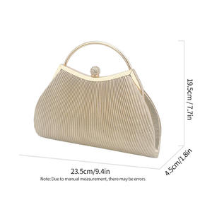 Luxury Evening Bling Handbag Rhinestone Handmade Women Diamond <b>Bag</b> <b>Clutch</b> Purses for Wedding Party with Shoulder Chain - Product Image 5