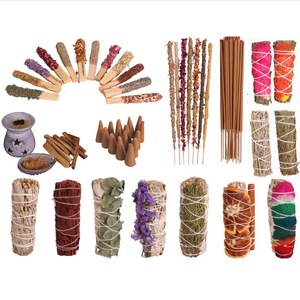 Nhang trầm hương cây xô thơm trắng nguyên liệu, dạng tháp, dùng trong trị liệu hương thơm - Product Image 1