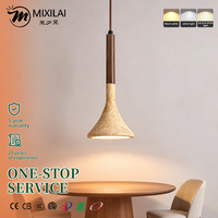 Lustre LED couleur noyer, livraison porte-à-porte, pour maison et restaurant, nouvelle arrivée, localisation sèche, certifié UKCA