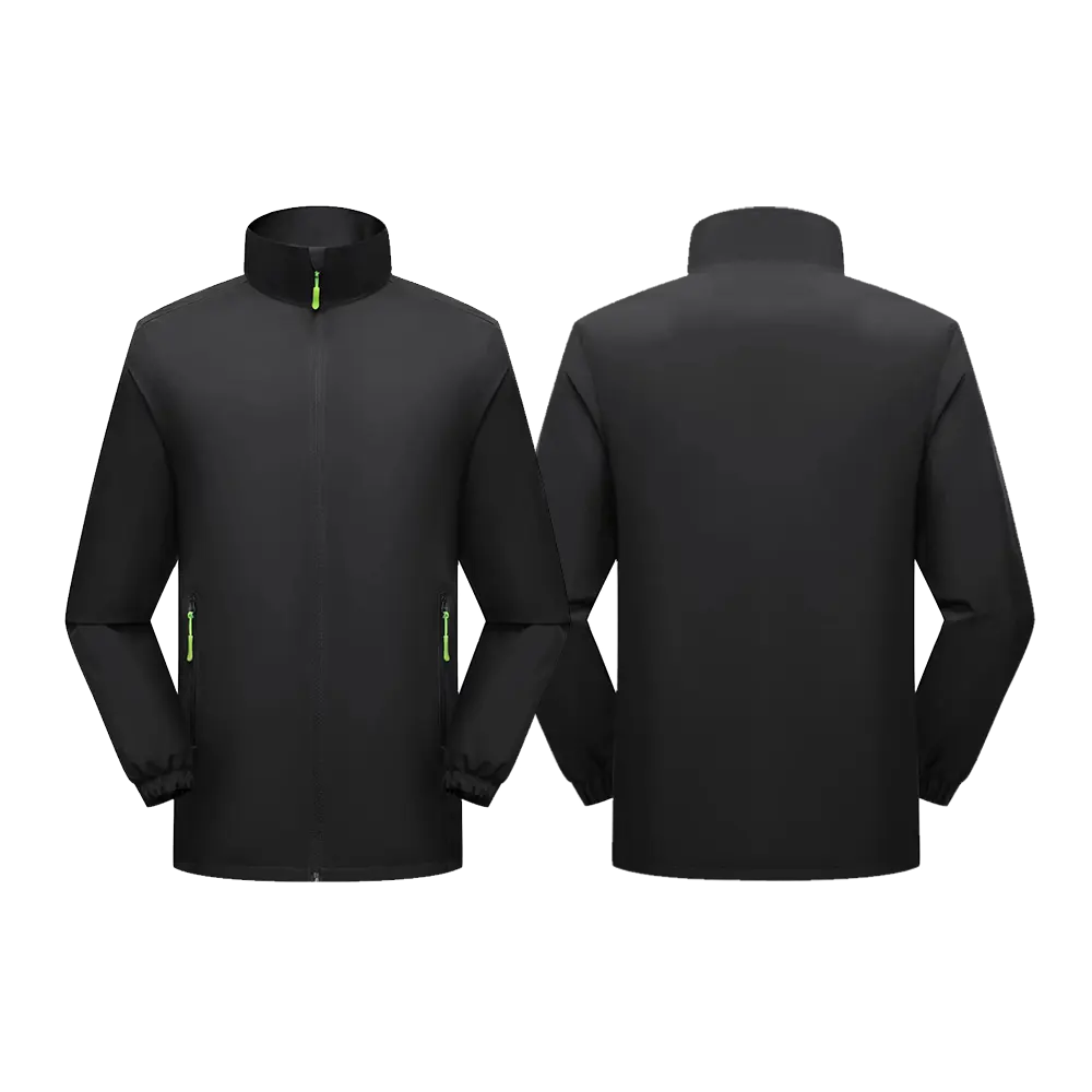 Long Hoodie Jackets Winter Outdoor Running Sports Work Rain Waterproof Zip Up Utility Plus Size Mens Windbreaker Jackets for man