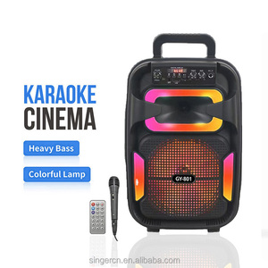 BK-801 GY-801 OEM thẻ di động loa không dây 8 inch không Dây BT loa siêu trầm với microphone - Product Image 1