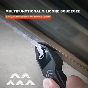 Oil Ash Knife Raspador Kit de Ferramentas de Enchimento 3-em 1 <span class=keywords><strong>Tile</strong></span> Sealant Raspador e Trowel Silicone Sealant Finishing <span class=keywords><strong>Tool</strong></span> - Product Image 3