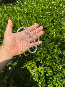 Collar de Cadena de Cuerda BRILLIANT DIAMANT, Joyería de Regalo Unisex de Moda, Estilo Hip Hop Lujoso, 13.5-23.5 CT, Más Vendido - Product Image 5