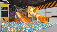 Équipement de parc de trampolines intérieur, centre sportif familial commercial, conception personnalisée, solution tout-en-un, fournisseur d'usine
