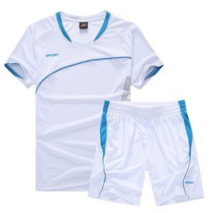 Seragam Sepak Bola Grosir 100% Poliester Bernapas Maillot De Foot Kaos Sepak Bola untuk Pria - Product Image 2