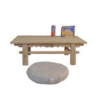 Table basse en bois massif de pin recyclé vintage rustique chinois table Kang pour meubles de salon