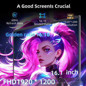 แล็ปท็อปเกมมิ่งขนาด 16.1 นิ้ว 16:10 RTX3050 I7-9750H 6 คอร์ 2.6GHz GDDR6 ระบบระบายความร้อนประสิทธิภาพสูง 60Hz 1920x1200 SSD หน่วยความจำ 32GB ภาษาอังกฤษ รุ่น 16.1-i - Product Image 4
