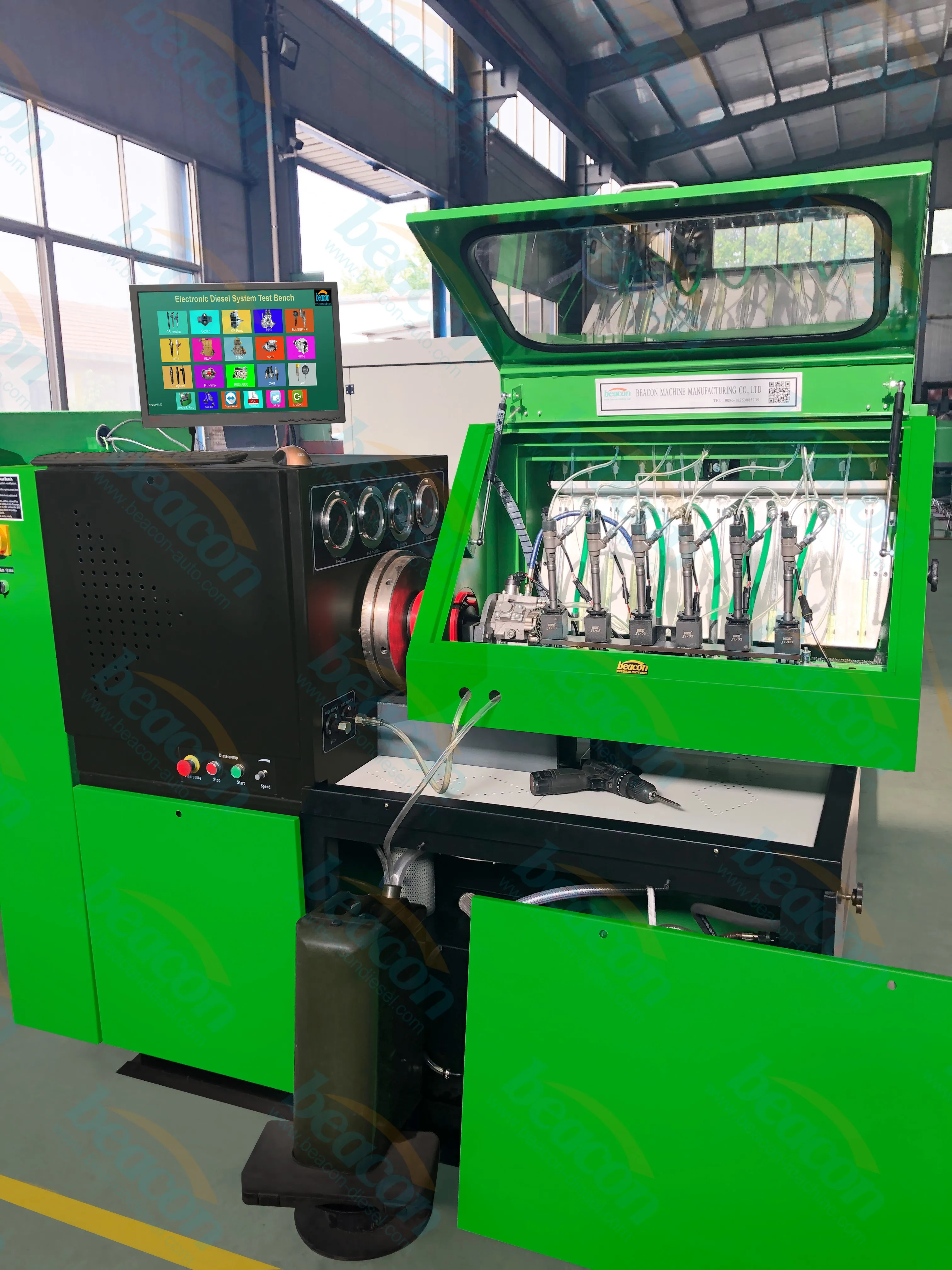 High-Precision diesel fuel injection pump calibration test bench ...
