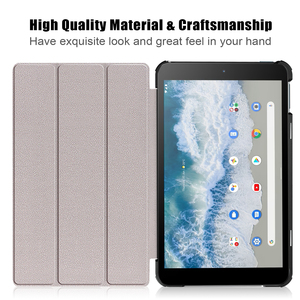 เคสแท็บเล็ตหนัง PU แบบพับได้สามตอน พร้อมแม่เหล็กในตัว สำหรับ <span class=keywords><strong>Nokia</strong></span> <span class=keywords><strong>T10</strong></span> 8 นิ้ว รุ่นปี 2022 - Product Image 4