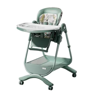 Baby High Chair Cadeira de Jantar 2023 Novo Produto Crianças Dobrável Plastic Booster Dinning Baby High Chair Para Restaurante Jantar