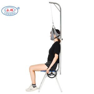 Silla de Tracción Cervical Yonghui Azul, Soporte Manual para el Cuello, Uso Doméstico - Product Image 3