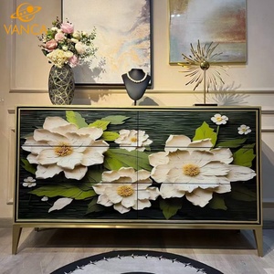 Elegante Consolle <span class=keywords><strong>Vintage</strong></span> in Legno Massello per Arredamento Casa, Soluzione di Stoccaggio Elegante per <span class=keywords><strong>Soggiorno</strong></span> e Ingresso - Product Image 3