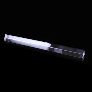 Optical glass triple 150mm optical plastic trapezoidal prism for testing instrument triangular prism