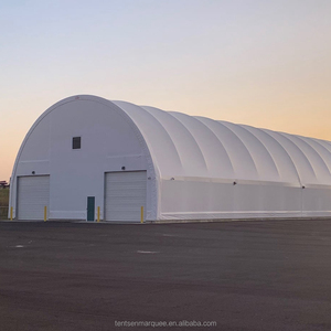 30x50m OEM/ODM 100-150kmH רוח עומס חיצוני אחסון לשפוך כיפת אוהל מחסה האנגר פלדת מבנה מחסן למכירה - Product Image 6