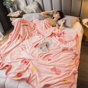 จีนนุ่มMantaขนสัตว์ผ้าห่มสำหรับฤดูหนาว - Product Image 6