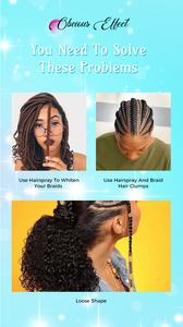 Perruque en <span class=keywords><strong>Mousse</strong></span> coiffante sans Paraben et <span class=keywords><strong>Mousse</strong></span> enveloppante pour Extensions de tresses synthétiques - Product Image 2