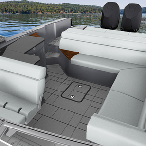 เรือตกปลาอลูมิเนียม Quaparty รุ่น H25FT ได้รับการรับรองมาตรฐาน CE พร้อมโลโก้สั่งทำพิเศษ เรืออลูมิเนียมเชื่อมแบบใหม่ สภาพใหม่ พร้อมขาย - Product Image 3