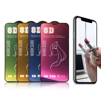 Verre miroir 8D, vente en gros d'usine pour protecteur d'écran iPhone 16/15, verre trempé 9H 2.5D pour iPhone Samsung Infinix Huawei
