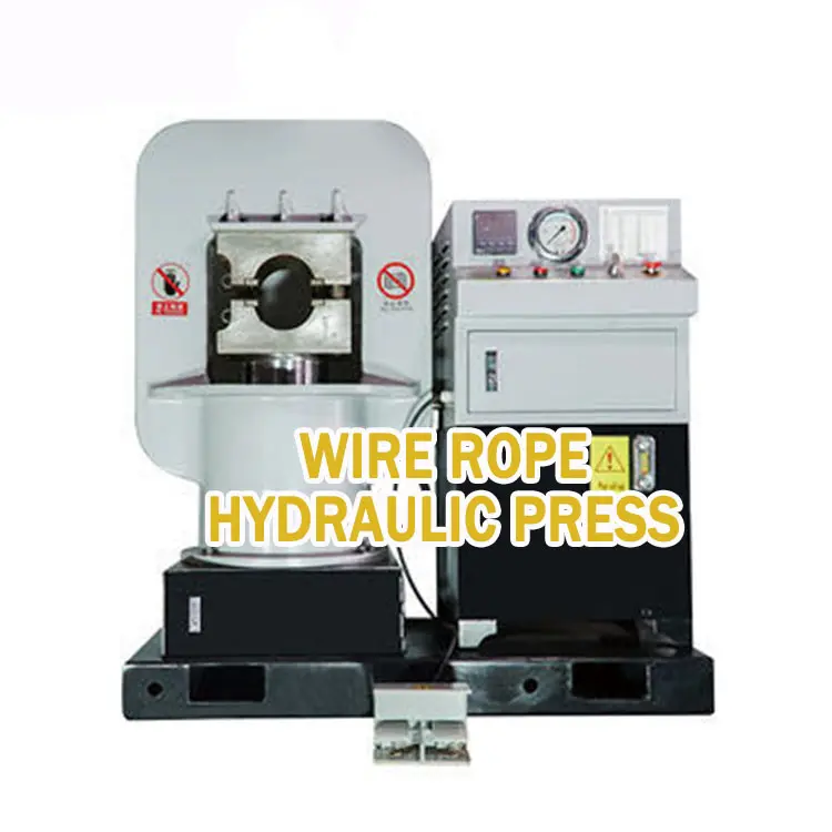 operate easily CE 100 ton wire rope hydraulic pressing machine