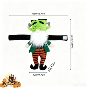 Venta al por Mayor <span class=keywords><strong>de</strong></span> Lazos para Cortinas <span class=keywords><strong>de</strong></span> Halloween y Navidad, Adornos <span class=keywords><strong>de</strong></span> Peluche 3D <span class=keywords><strong>de</strong></span> Santa Claus, Muñeco <span class=keywords><strong>de</strong></span> Nieve, <span class=keywords><strong>Bruja</strong></span> y Gnomo, Hebillas para Cortinas, Decoración Festiva para Ventanas - Product Image 6