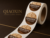 Autocollants adhésifs personnalisés durables avec logo, impression numérique, imperméables, brillants, pour étiquettes de boissons, café, bière, jus, gobelets en papier et en plastique