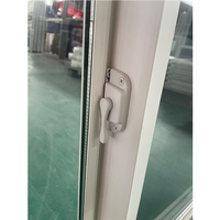 Fenêtre coulissante en PVC de style américain série 82 en vinyle Fenêtres coulissantes à double vitrage Upvc pour cuisines domestiques Étanche