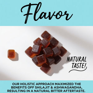 OEM Suplemento Herbal Shilajit Ashwagandha Gummies Inmune Support Relajación Stress Relieve Boost Energy Shilajit Gummies - Product Image 6