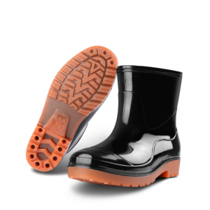Wholesale Sturdy Durable and Waterproof Boots Shoes Suitable for Everyone Black Ankle Boot Anti Piercing Design Wellington