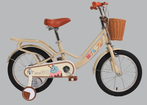 MTBGO Bicicleta para Niñas y Niños de 12 y 16 Pulgadas, Cuadro de Acero de Alto Carbono, Frenos, Bicicleta Infantil para Niñas - Product Image 5