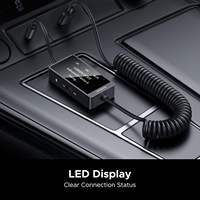 Émetteur-récepteur Bluetooth 5.4 Ugreen, double canal, adaptateur audio auxiliaire 3,5 mm avec microphone, adaptateur Bluetooth sans fil 2 en 1