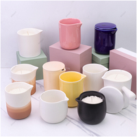 Nouvelle Arrivée Aroma : Pot à Bougie en Céramique Fait Main avec Boîte d'Emballage – Décoration Moderne pour la Maison et Noël