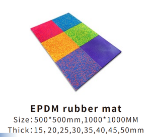 Buiten 1000X1000X20Mm Gerecycled Epdm Fitness <span class=keywords><strong>Rubber</strong></span> Mat Milieuvriendelijk Ce Gecertificeerd Waterdicht Anti-Slip Veiligheidsvloer - Product Image 6