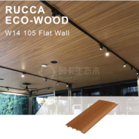 Panneaux muraux et de plafond imperméables pour bureau, décoration en bois-plastique composite, panneau de revêtement mural WPC