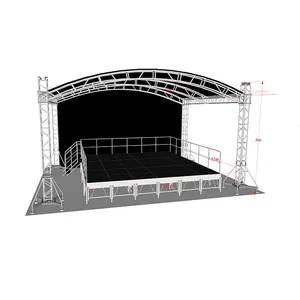 Stand Ondersteuning Truss Voor Alle Grootte Led Kast Dak Truss Pa Systeem En Outdoor Podium Voor Concert