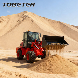 Tobeter горячая Распродажа H480 мини-фермерский садовый колесный погрузчик мини-дизельный погрузчик компактный колесный погрузчик - Product Image 1